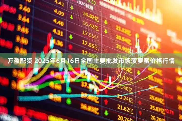 万盈配资 2025年6月16日全国主要批发市场菠萝蜜价格行情